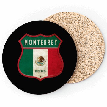 Discover Monterrey Mexico coat of arms design Coasters
