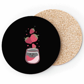 Discover Delicious Strawberry juice Coasters