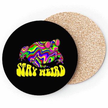 Discover Stay Weird Coasters