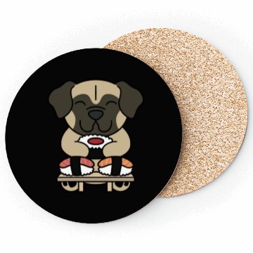 Discover Sushi Lover Bullmastiff Coasters