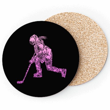 Discover Ice hockey hockey player girl girl Coasters