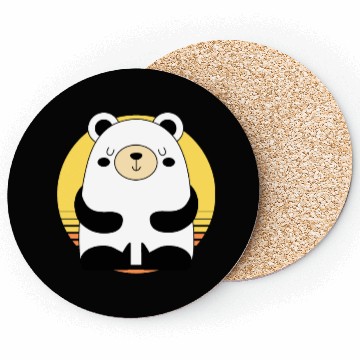 Discover Fall PANDA Coasters Funny Short Graphic Tops