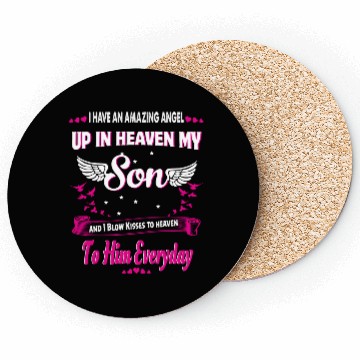 Discover My Son Forever My Angel Sympathy In Loving Memory Coasters