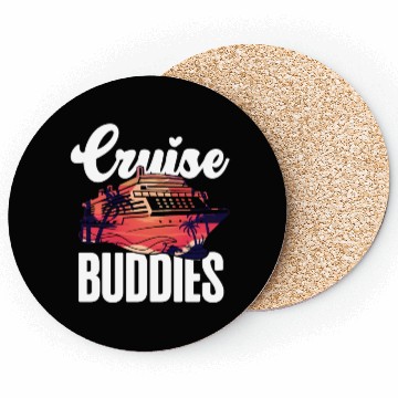 Discover Cruise Ship Vacation Friends Girl Coasters