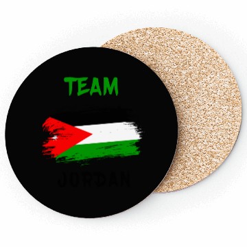 Discover Jordan team flag design Coasters