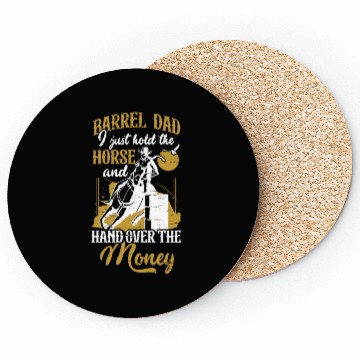 Discover Barrel Racing Rodeo Equestrian Horse Barrel Racer Coasters