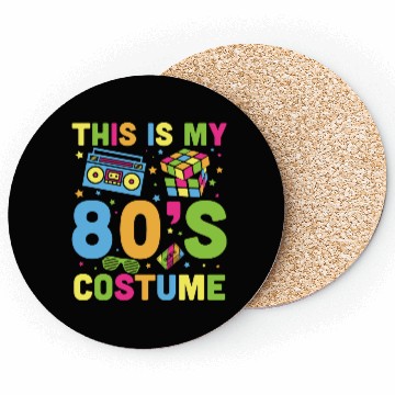Discover This is my 80s Costume Radio Cassette Tape Gifts Coasters
