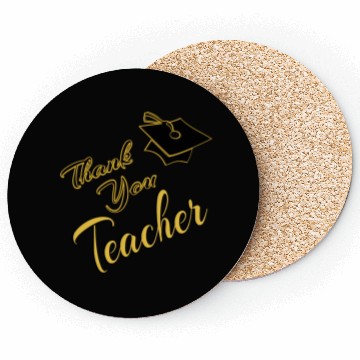 Discover Thank You Teacher Coasters