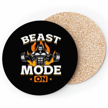 Discover Gorilla Weightlifting Gym Lover Coasters