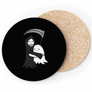 Discover Grim Reaper & Ghost Hug | Friendship | Azrael Coasters
