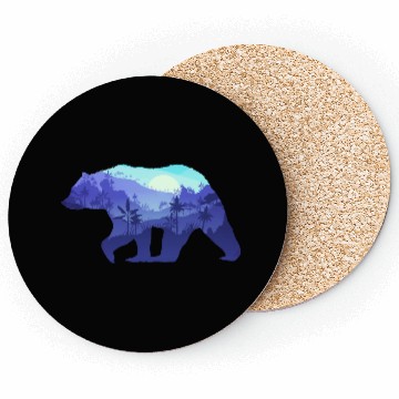 Discover Tropical Mountain Bear Coasters