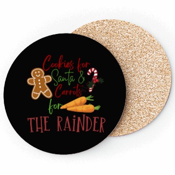 Discover Christmas Cookie Graphic Coasters