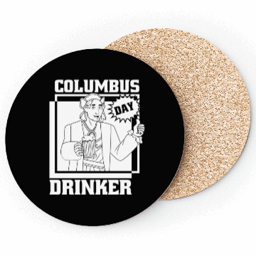 Discover Columbus Day 1492 Coasters