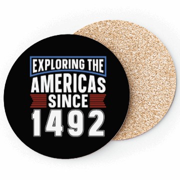 Discover Columbus Day 1492 Coasters