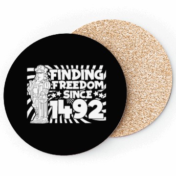 Discover Columbus Day 1492 Coasters