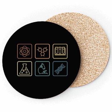 Discover Chemistry Teacher Microbiologist Gift Coasters