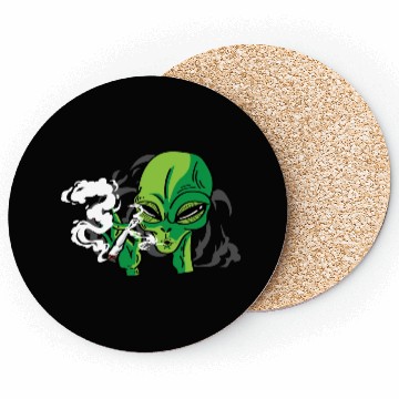 Discover Alien Smoking Gangster Gift Coasters