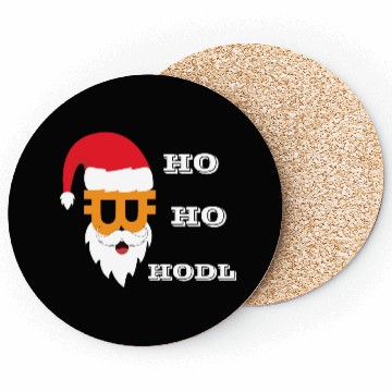Discover Bitcoin christmas BTC logo Crypto lover Hodl funny Coasters