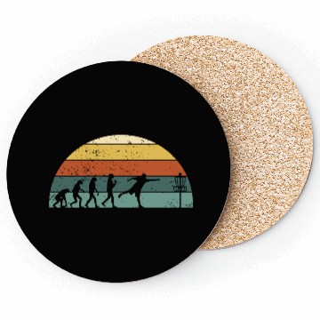 Discover Disc Golf Disc Golfing Player Ultimate Frisbee Coasters