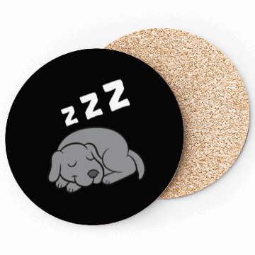 Discover Weimaraner Dog Sleeping Pajama Sleeping Coasters