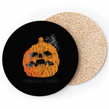 Discover Halloween | pumpkin Coasters