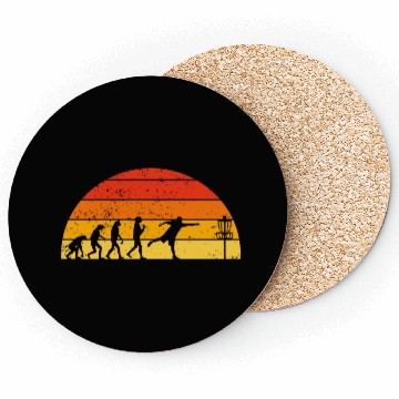 Discover Disc Golf Disc Golfing Player Ultimate Frisbee Coasters