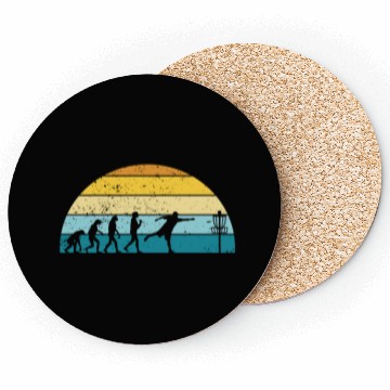 Discover Disc Golf Disc Golfing Player Ultimate Frisbee Coasters
