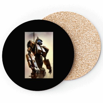 Discover Warrior robot Coasters