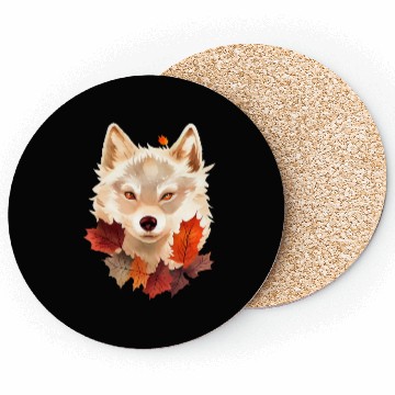 Discover Wolf Autumn Coasters