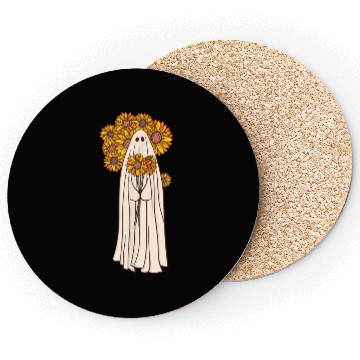 Discover Floral Ghost Bride Ghost Spooky Bachelorette Coasters