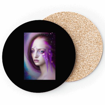 Discover The Purple Haired Woman Coasters