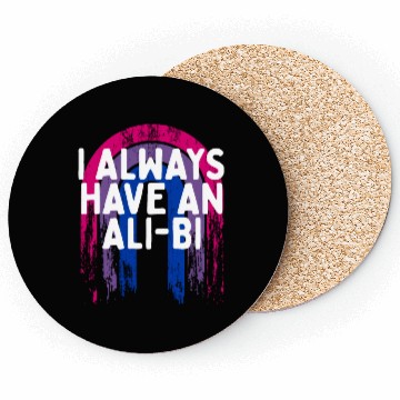 Discover I Always Have an Ali-Bi Bisexual Couples Bi Pride Coasters