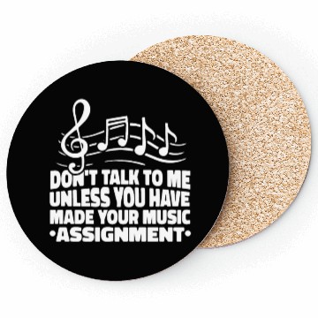 Discover Music Teacher music nout Coasters