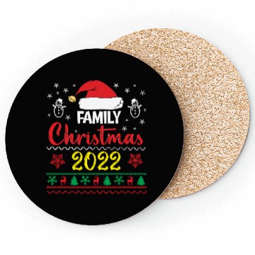 Discover Family Christmas 2022 Coasters
