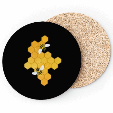 Discover Nature Fly Yellow Coasters