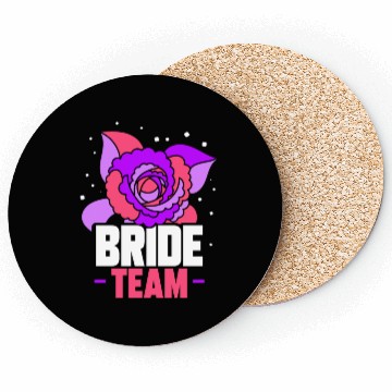Discover Bride Team Wedding Bachelorette Party Cute Coasters