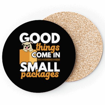 Discover Good Things Come In Small Packages Chihuahua Dog Coasters