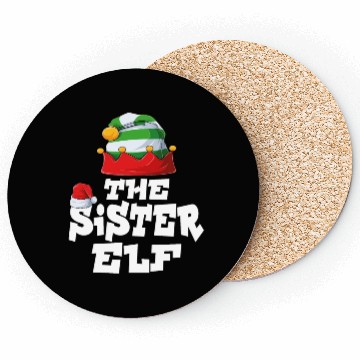 Discover Gamer Elf Family Matching Christmas Group Pajama Coasters