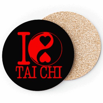 Discover I Love Tai Chi ©WhiteTigerLLC.Com Coasters