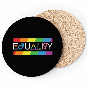 Discover LBGT Flag Gay Pride Human Vintage Rainbow Coasters