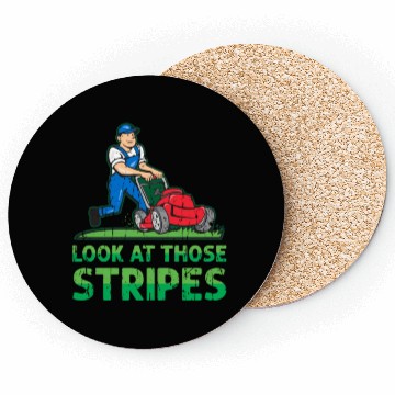Discover Look at those stripes - lawn mowing Coasters