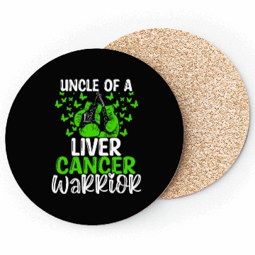 Discover Liver Cancer Awareness Uncle Nephew Niece Coasters