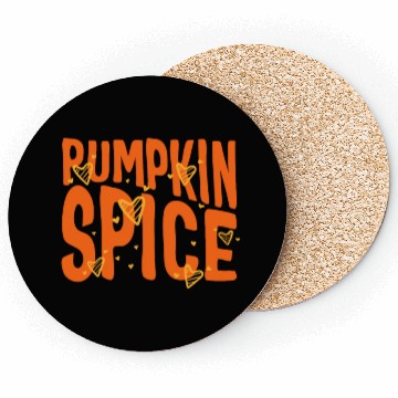Discover Halloween Theme Cute Pumpkin Spice Coffee Lover Coasters