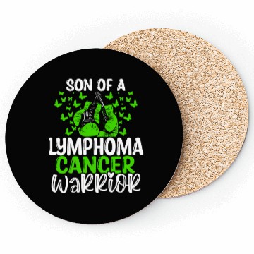 Discover Lymphoma Cancer Awareness Month Ribbon Son Coasters