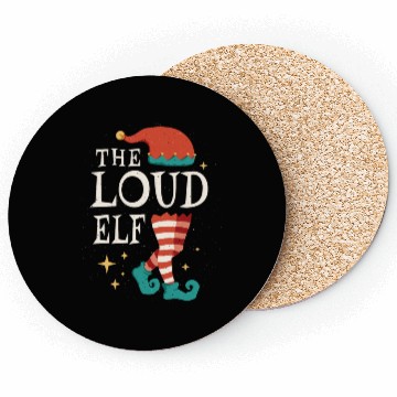 Discover Loud Elf December Love Elf Christmas Coasters