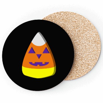 Discover candy corn jack o lathern Coasters