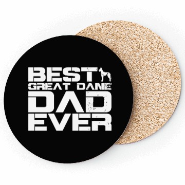 Discover Best Great Dane Dad Ever Vinatge Coasters