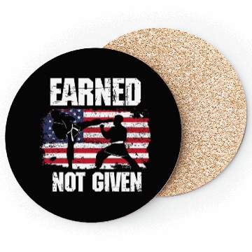 Discover Earned Not Given! Karate Fighter Martial Arts Coasters
