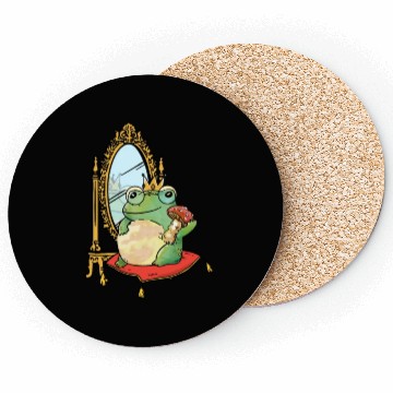 Discover Classy Royalty Prince Toad Frog Amphibian Coasters