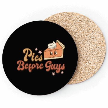 Discover Thanksgiving Pies before guys retro vintage Coasters